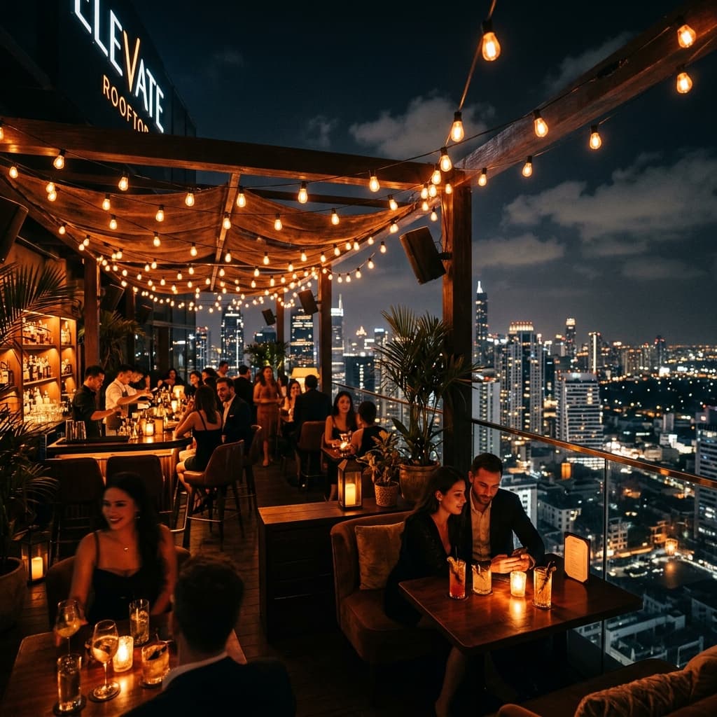 Rooftop event